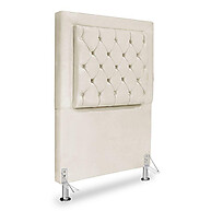 Cabeceira Box Solteiro 90cm: Elegância em Veludo! - imagem 1