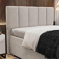 Cabeceira Cama Queen 160cm Linho Bege - Mpozenato - imagem 1