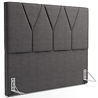Cabeceira Casal 140cm Linho Cinza: Conforto e Estilo - imagem 1
