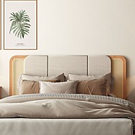 Cabeceira Casal MDF Freijo: Elegância e Qualidade para seu Quarto - imagem 1