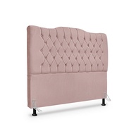 Cabeceira Casal Veludo Rose Dunas: Conforto e Elegância - imagem 1