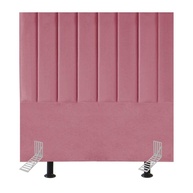 Cabeceira Estofada Solteiro 100cm: Rosa e Elegância - imagem 1
