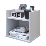 Conjunto Cabeceira Casal Queen 160cm com Mesa de Cabeceira Suspenso e Porta Celular Madri (Branco) - imagem 5