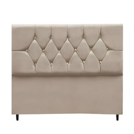 Cabeceira Queen Estofada: Elegância Suede! - imagem 1