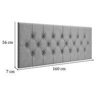 Cabeceira Capitonê para Cama Box Casal Queen 1,60m - Design Sofisticado em Suede Bege - imagem 4