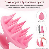 Kit 2 Escovas Massageadoras de Silicone para Cabelos - imagem 1