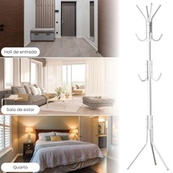 cabideiro-ganchos-12-design-com-organizador-de-a-mancebo-de-chao-com-roupas-moderno-bolsas-e-a