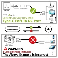 Cabo de Energia USB-C: 5.5x2.1mm para 100W - imagem 4