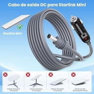 Cabo Starlink Mini USB-C para Isqueiro Veicular 12V/24V | Energia Portátil para Internet Satélite - imagem 3