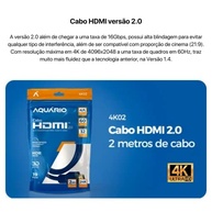 CABO HDMI 2.0 4K 3D 19 PINOS - 2 METROS - imagem 3