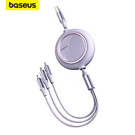 Cabo 3 em 1 Baseus: Carregue Rápido e Transfira Dados! - imagem 1