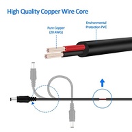 Cabo Extensor CC 12V 5m (2.1x5.5mm) para Câmeras IP BOAVISION e Equipamentos 12V - imagem 4