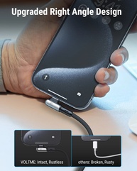 Cabo USB-C 90° VOLTME: Carregamento Rápido 60W! - imagem 4