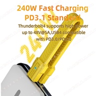 Cabo USB-C 240W: Carregamento Turbo e Dados 80Gbps - imagem 4