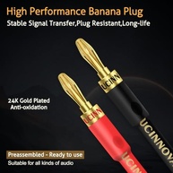 cabo-a-com-14-banana-dourado-2m-awg-reto-ucinnovate-falante-plug-de-ofc-pecas-hifi-2-alto-angulo-a
