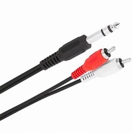 Cabo P10 Stereo para 2 RCA 2 Metros: Conexão de Áudio Impecável - imagem 1