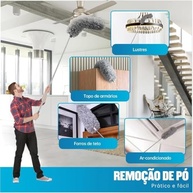 Espanador Extensível 2,80m com Microfibra e Cabo de Aço Inox - Limpeza de Tetos e Áreas Altas com Facilidade - imagem 5