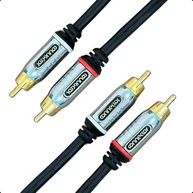 Cabo RCA BolaAzul 0.75M: Áudio Estéreo Cristalino com Conectores Banhados a Ouro 24K - imagem 4
