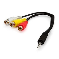 Cabo P3 Estéreo para 3 RCA Fêmea Pix 16cm: Conexão Áudio e Vídeo Simplificada - imagem 2