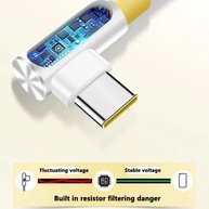 Cabo USB-C 67W/120W: Carregamento Rápido e Curvado! - imagem 4