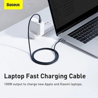 Cabo USB-C 100W Baseus: Carregamento Turbo e Dados! - imagem 4