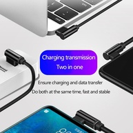 Cabo USB-C 40W: Carregamento Turbo e Dados! - imagem 4