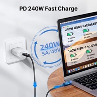 Cabo USB-C 5A: Carregamento Rápido e Dados - imagem 4