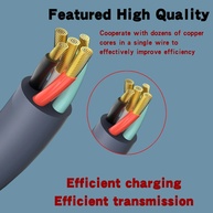 Cabo USB-C 60W KEYSION: Carregamento Turbo e Dados! - imagem 4