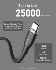 Cabo USB-C 60W VOLTME: Carregamento Turbo e Dados! - imagem 4