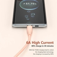 Cabo USB-C 66W Lovebay: Carregamento Turbo e Dados! - imagem 4