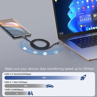 Cabo USB-C 8K 100W: Carregue e Transfira Dados! - imagem 4