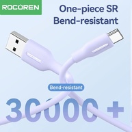 Cabo USB-C Rocoren 3A: Carregamento Turbo e Dados! - imagem 4