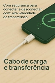 Cabo USB Tipo C 6A Turbo: Carregamento Rápido e Transferência de Dados de Alta Velocidade - imagem 4