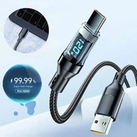 Cabo USB-C 120W: Carregamento Rápido + Display Digital - imagem 4
