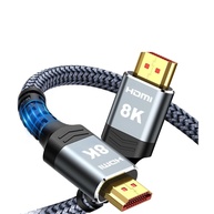 Cabo HDMI 8K Premium 2 Metros: Imersão Total em 4K@240Hz e 8K@60Hz | 48Gbps, HDR Dinâmico, VRR - imagem 1