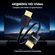 Cabo HDMI Enrolado SMALLRIG 4963: Conexão 4K 60Hz Flexível e Organizada - imagem 4