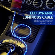 Cabo USB-C com LED: Carregamento Rápido e Estiloso - imagem 4