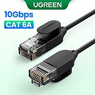 Cabo Ethernet CAT6A UGREEN 10Gbps Ultra Slim – Alta Velocidade e Design Inovador - imagem 1