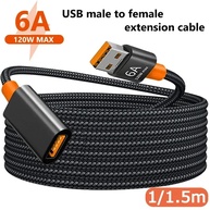 Cabo Extensor USB 3.0: 1m/1.5m - 6A e Alta Velocidade - imagem 1