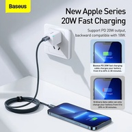Baseus 20W: Cabo USB-C Rápido para iPhone e iPad - imagem 2