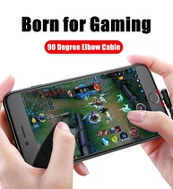 Cabo iPhone 90°: Carregue e Jogue! - imagem 4