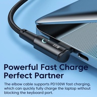 Cabo USB-C Toocki: Carregamento Turbo e LED! - imagem 4