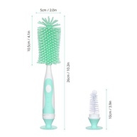 Escova de Garrafa em Silicone com Cabo Longo - Limpeza Profunda 360° para Mamadeiras e Garrafas - imagem 4