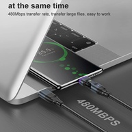 Cabo USB-C 240W: Carregamento Turbo e Magnético! - imagem 4