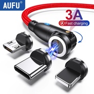 Cabo Magnético AUFU 540°: Carga Rápida e Segura! - imagem 1