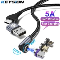 Cabo Magnético KEYSION 540°: Carga Rápida 5A! - imagem 1