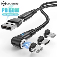 Cabo Magnético Lovebay 60W: Carregue Rápido! - imagem 1