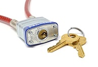 Master Lock 719KA: Cadeado de Cabo Antifurto para Moto, Capacete e Jaqueta (2 Chaves Iguais) - imagem 4