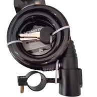 Cadeado Grosso para Moto e Bike: Segurança Máxima com Cabo de Aço 1m x 12mm + 2 Chaves - imagem 1