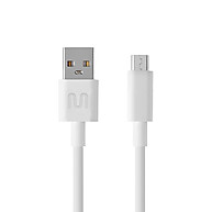 Cabo Micro USB 1.2M Branco - Conexão Rápida e Durável - imagem 1